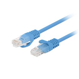 Lanberg PCU5-10CC-0025-B Cat.5e U/UTP PVC CCA árnyékolatlan réz bevonatú alumínium kék patch kábel 0,25m
