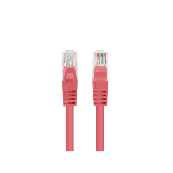 Lanberg PCU5-10CC-0025-R Cat.5e U/UTP PVC CCA árnyékolatlan réz bevonatú alumínium piros patch kábel 0,25m