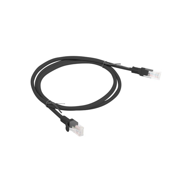 Lanberg PCU5-10CC-0150-BK Cat.5e U/UTP PVC CCA árnyékolatlan réz bevonatú alumínium fekete patch kábel 1,5m