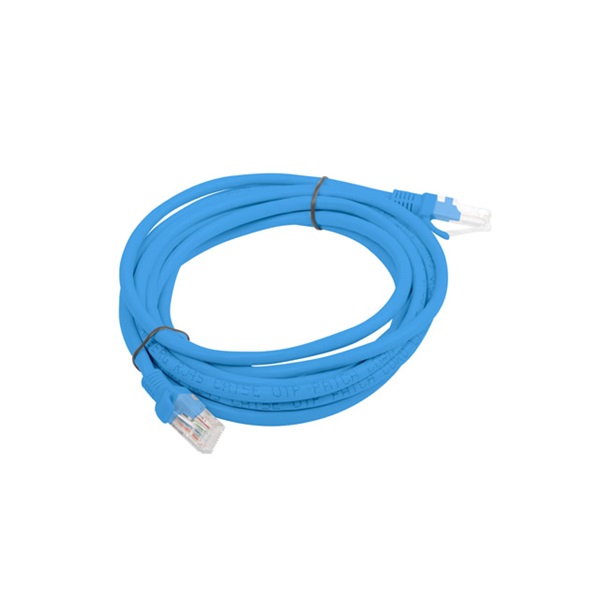 Lanberg PCU5-10CC-0300-B Cat.5e U/UTP PVC CCA árnyékolatlan réz bevonatú alumínium kék patch kábel 3m