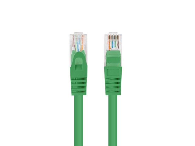 Lanberg PCU5-10CC-0300-G Cat.5e U/UTP PVC CCA árnyékolatlan réz bevonatú alumínium zöld patch kábel 3m