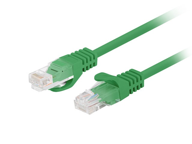 Lanberg PCU5-10CC-0300-G Cat.5e U/UTP PVC CCA árnyékolatlan réz bevonatú alumínium zöld patch kábel 3m