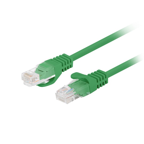 Lanberg PCU5-10CC-0500-G Cat.5e U/UTP PVC CCA árnyékolatlan réz bevonatú alumínium zöld patch kábel 5m