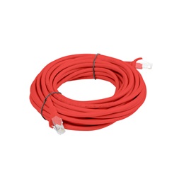 Lanberg PCU5-10CC-0500-R Cat.5e U/UTP PVC CCA árnyékolatlan réz bevonatú alumínium piros patch kábel 5m