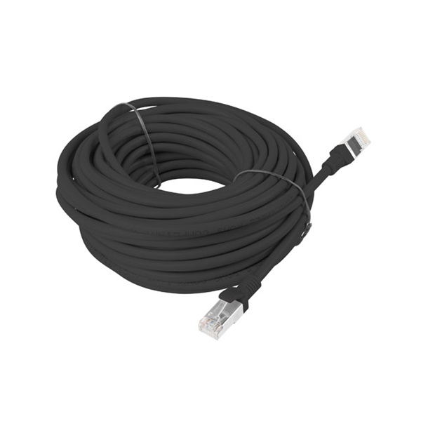 Lanberg PCU5-10CC-1500-BK Cat.5e U/UTP PVC CCA árnyékolatlan réz bevonatú alumínium fekete patch kábel 15m