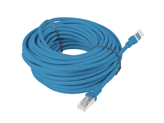 Lanberg PCU5-10CC-1500-B Cat.5e U/UTP PVC CCA árnyékolatlan réz bevonatú alumínium kék patch kábel 15m