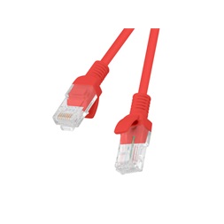 Lanberg PCU5-10CC-1500-R Cat.5e U/UTP PVC CCA árnyékolatlan réz bevonatú alumínium piros patch kábel 15m