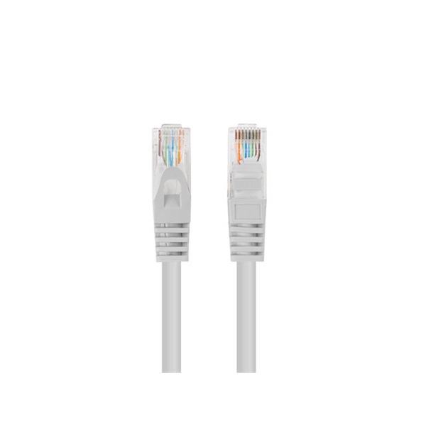 Lanberg PCU6-10CC-0025-S Cat.6 U/UTP PVC CCA árnyékolatlan réz bevonatú alumínium szürke patch kábel 0,25m