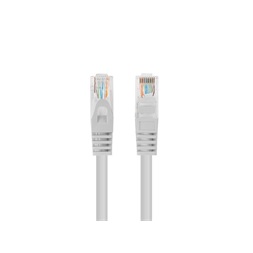 Lanberg PCU6-10CC-0025-S Cat.6 U/UTP PVC CCA árnyékolatlan réz bevonatú alumínium szürke patch kábel 0,25m