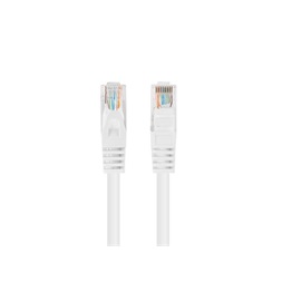 Lanberg PCU6-10CC-0025-W Cat.6 U/UTP PVC CCA árnyékolatlan réz bevonatú alumínium fehér patch kábel 0,25m