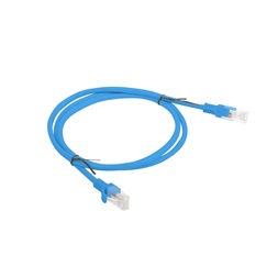 Lanberg PCU6-10CC-0100-B Cat.6 U/UTP PVC CCA árnyékolatlan réz bevonatú alumínium kék patch kábel 1m