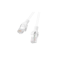 Lanberg PCU6-10CC-0100-W Cat.6 U/UTP PVC réz bevonatú alumínium fehér patch kábel 1m