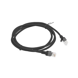 Lanberg PCU6-10CC-0150-BK Cat.6 U/UTP PVC CCA árnyékolatlan réz bevonatú alumínium fekete patch kábel 1,5m