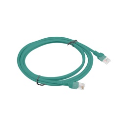 Lanberg PCU6-10CC-0200-G Cat.6 U/UTP PVC CCA árnyékolatlan réz bevonatú alumínium zöld patch kábel 2m