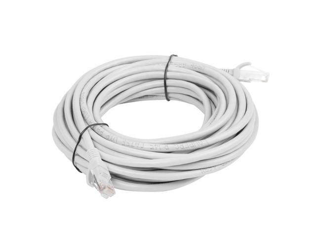 Lanberg PCU6-10CC-0500-S Cat.6 U/UTP PVC CCA árnyékolatlan réz bevonatú alumínium szürke patch kábel 5m