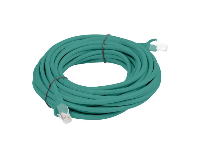 Lanberg PCU6-10CC-2000-G Cat.6 U/UTP PVC CCA árnyékolatlan réz bevonatú alumínium zöld patch kábel 20m