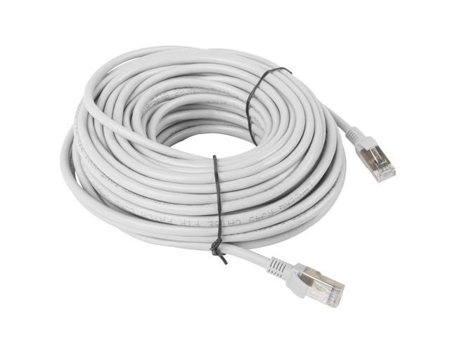 Lanberg PCU6-10CC-2000-S Cat.6 U/UTP PVC CCA árnyékolatlan réz bevonatú alumínium szürke patch kábel 20m