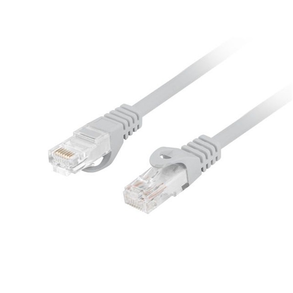 Lanberg PCU6-10CU-0150-S Cat.6 U/UTP AWG26 LSZH árnyékolatlan szürke patch kábel 1,5m