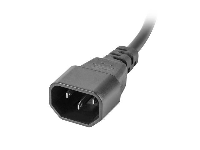 Lanberg PDU-07F-0200-IEC-BK 2m vezetékkel 19"/1U 7xSchuko aljzat C14 csatlakozóvéggel fekete elosztósor kapcsolóval