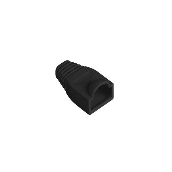 Lanberg PLB-1000-BK Rj45 fekete törésgátló 100db/csomag