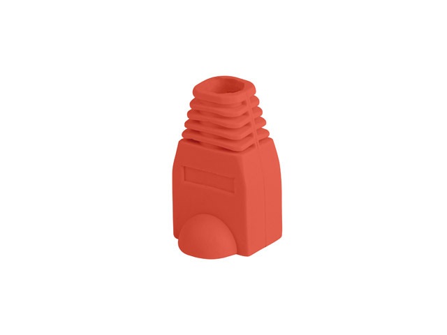 Lanberg PLB-1000-R Rj45 piros törésgátló 100db/csomag