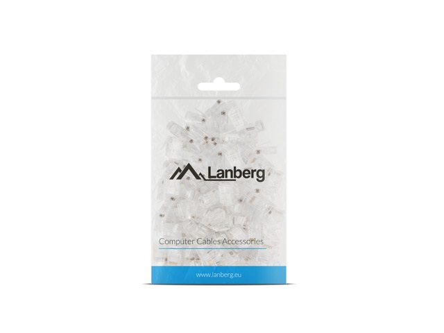 Lanberg PLU-5000 Cat.5E UTP RJ45 8P8C univerzális dugó 100db/csomag