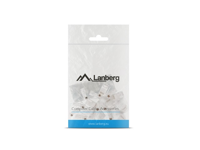 Lanberg PLU-6020 Cat.6 UTP 8P8C moduláris árnyékolatlan csatlakozó dugó 25db/csomag