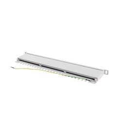Lanberg PPU5-1024-S 19" 1U 24port Cat.5e UTP árnyékolatlan szürke patch panel