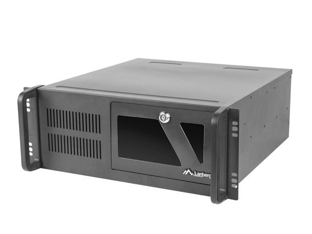 Lanberg SC01-4504-10B 19" 4U SZÉL:430mm MÉLY:450mm MAG:177mm táp nélküli rack szerver ház