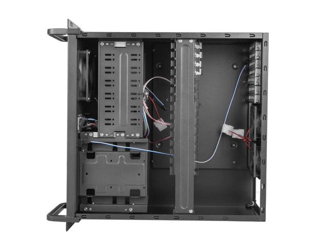 Lanberg SC01-4504-10B 19" 4U SZÉL:430mm MÉLY:450mm MAG:177mm táp nélküli rack szerver ház