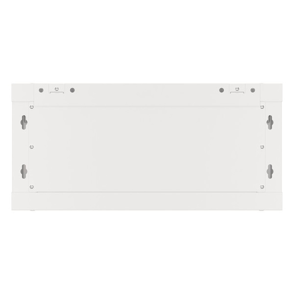 Lanberg WF01-6404-10S 19" 4U SZÉL:600mm MÉLY:450mm MAG:290mm lapraszerelt üvegajtós szürke fali rack szekrény