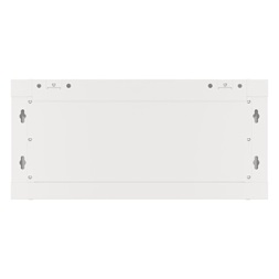 Lanberg WF01-6404-10S 19" 4U SZÉL:600mm MÉLY:450mm MAG:290mm lapraszerelt üvegajtós szürke fali rack szekrény