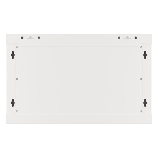 Lanberg WF01-6406-10S 19" 6U SZÉL:600mm MÉLY:450mm MAG:379mm lapraszerelt üvegajtós szürke fali rack szekrény