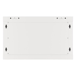 Lanberg WF01-6406-10S 19" 6U SZÉL:600mm MÉLY:450mm MAG:379mm lapraszerelt üvegajtós szürke fali rack szekrény