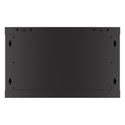 Lanberg WF01-6406-23B 19" 6U SZÉL:600mm MÉLY:450mm MAG:379mm lapraszerelt perforált ajtós fekete fali rack szekrény