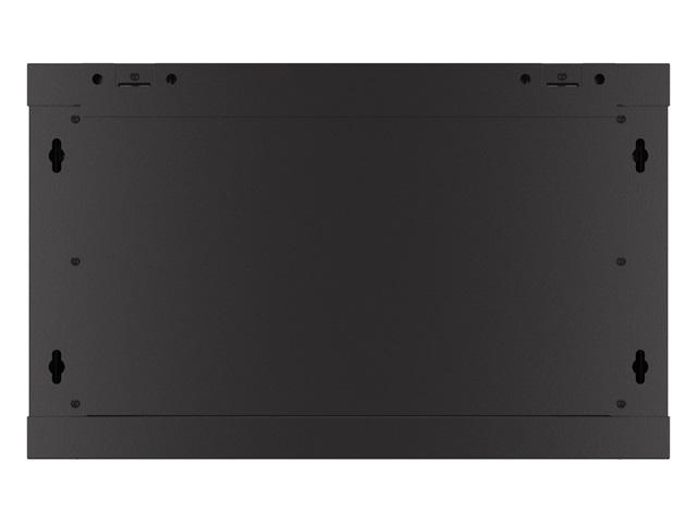 Lanberg WF01-6406-23B 19" 6U SZÉL:600mm MÉLY:450mm MAG:379mm lapraszerelt perforált ajtós fekete fali rack szekrény