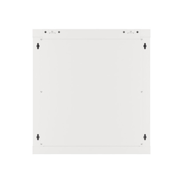 Lanberg WF01-6412-10S 19" 12U SZÉL:600mm MÉLY:450mm MAG:645mm lapraszerelt üvegajtós szürke fali rack szekrény
