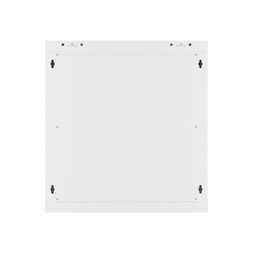 Lanberg WF01-6412-10S 19" 12U SZÉL:600mm MÉLY:450mm MAG:645mm lapraszerelt üvegajtós szürke fali rack szekrény