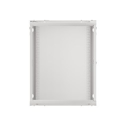Lanberg WF01-6415-10S 19" 15U SZÉL:600mm MÉLY:450mm MAG:774mm lapraszerelt üvegajtós szürke fali rack szekrény