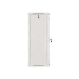 Lanberg WF01-6422-10S 19" 22U SZÉL:600mm MÉLY:450mm MAG:1085mm lapraszerelt üvegajtós szürke fali rack szekrény