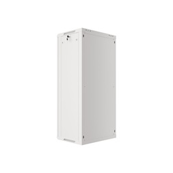 Lanberg WF01-6427-10S 19" 27U SZÉL:600mm MÉLY:450mm MAG:1307mm lapraszerelt üvegajtós szürke fali rack szekrény