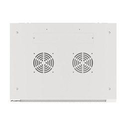 Lanberg WF01-6427-10S 19" 27U SZÉL:600mm MÉLY:450mm MAG:1307mm lapraszerelt üvegajtós szürke fali rack szekrény