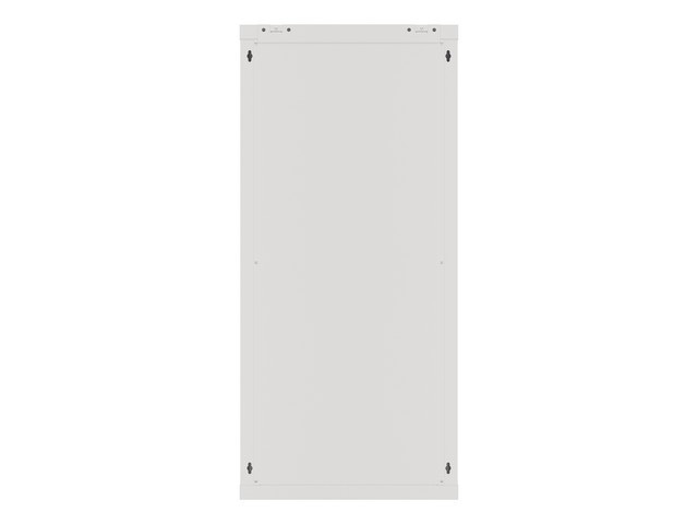 Lanberg WF01-6427-10S 19" 27U SZÉL:600mm MÉLY:450mm MAG:1307mm lapraszerelt üvegajtós szürke fali rack szekrény