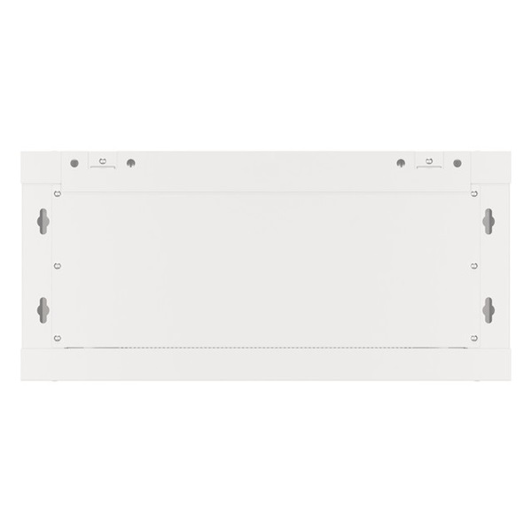 Lanberg WF01-6604-10S 19" 4U SZÉL:600mm MÉLY:600mm MAG:290mm lapraszerelt üvegajtós szürke fali rack szekrény