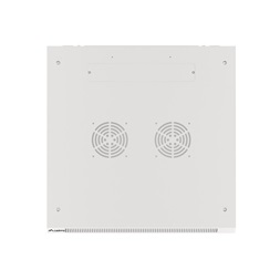 Lanberg WF01-6604-10S 19" 4U SZÉL:600mm MÉLY:600mm MAG:290mm lapraszerelt üvegajtós szürke fali rack szekrény