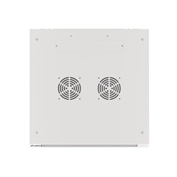 Lanberg WF01-6606-10S 19" 6U SZÉL:600mm MÉLY:600mm MAG:379mm lapraszerelt üvegajtós szürke fali rack szekrény