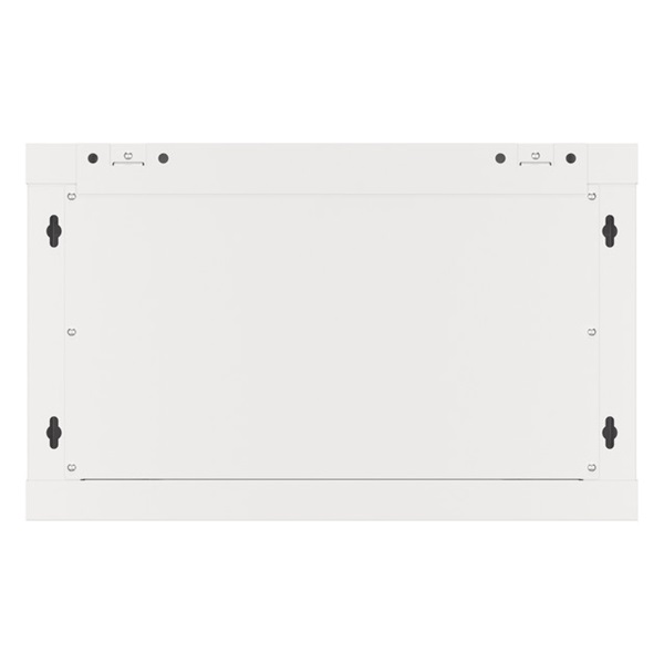 Lanberg WF01-6606-10S 19" 6U SZÉL:600mm MÉLY:600mm MAG:379mm lapraszerelt üvegajtós szürke fali rack szekrény