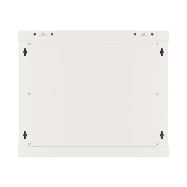 Lanberg WF01-6606-10S 19" 9U SZÉL:600mm MÉLY:450mm MAG:512mm lapraszerelt üvegajtós szürke fali rack szekrény