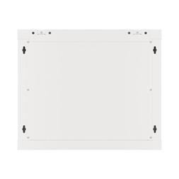 Lanberg WF01-6606-10S 19" 9U SZÉL:600mm MÉLY:450mm MAG:512mm lapraszerelt üvegajtós szürke fali rack szekrény