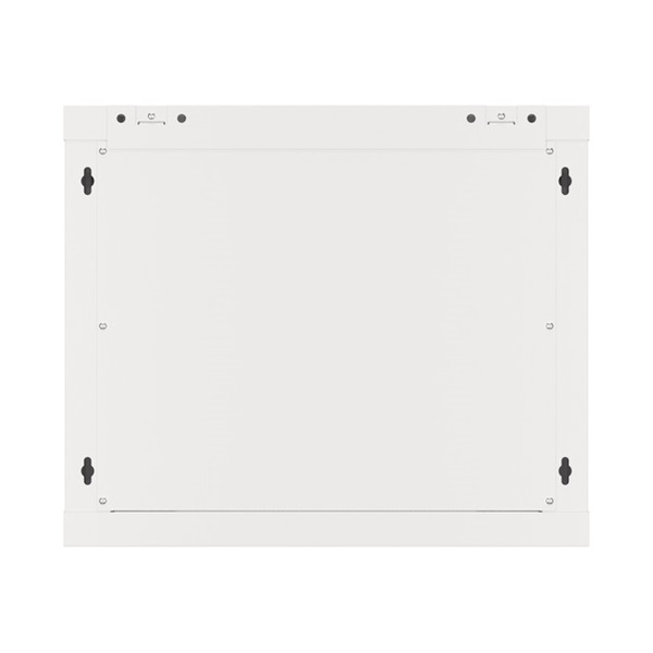 Lanberg WF01-6609-10S 19" 9U SZÉL:600mm MÉLY:600mm MAG:512mm lapraszerelt üvegajtós szürke fali rack szekrény